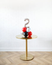 Load image into Gallery viewer, Tabletop - Foil number on balloon base
