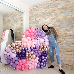Cute Heart Balloon Mosaic