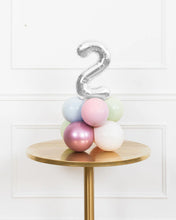 Load image into Gallery viewer, Tabletop - Foil number on balloon base