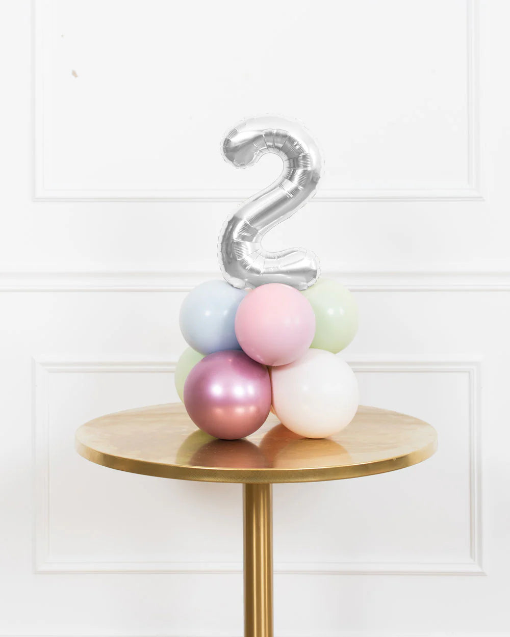 Tabletop - Foil number on balloon base
