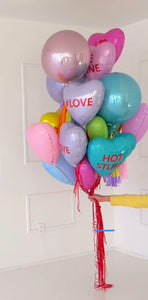 Candy heart maxi bunch