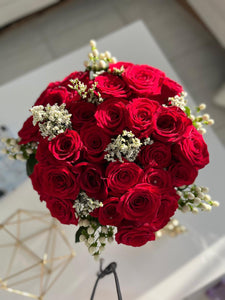 Roses in a vase