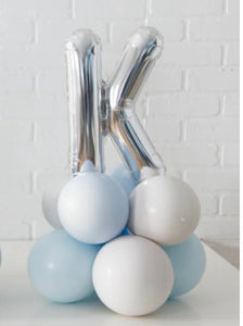 Tabletop - Foil letter on balloon base