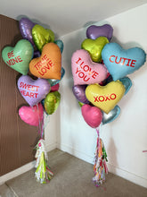 Load image into Gallery viewer, Lovely candy heart bunch