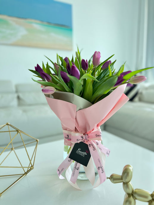 Tulips in a Vase