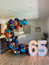 Load image into Gallery viewer, Fun backdrop w/ marquee numbers