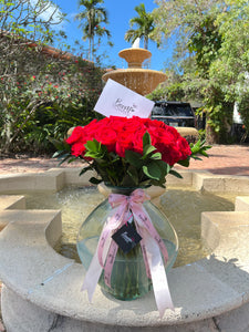 Roses in a vase