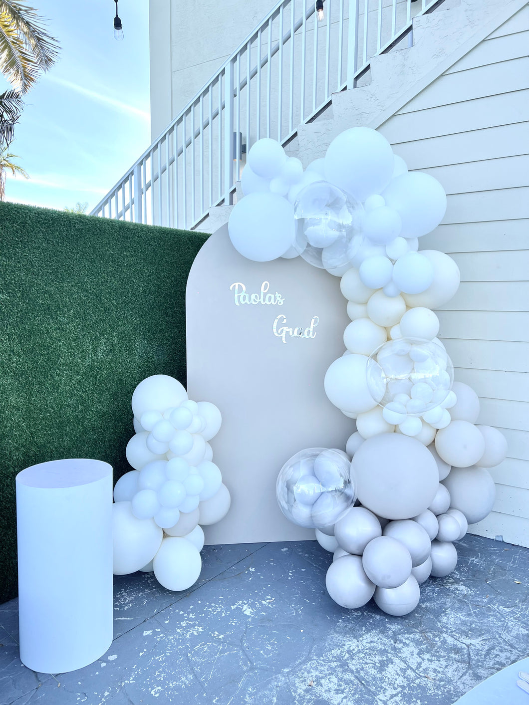 Single Backdrop Grad Party