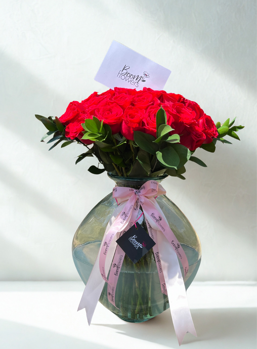 Roses in a vase
