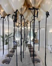 Load image into Gallery viewer, Ceiling balloons with bow (Approx. 15 balloons per bundle)