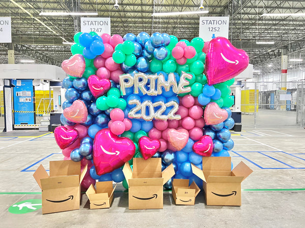 Custom balloon wall for a brand activation in Miami