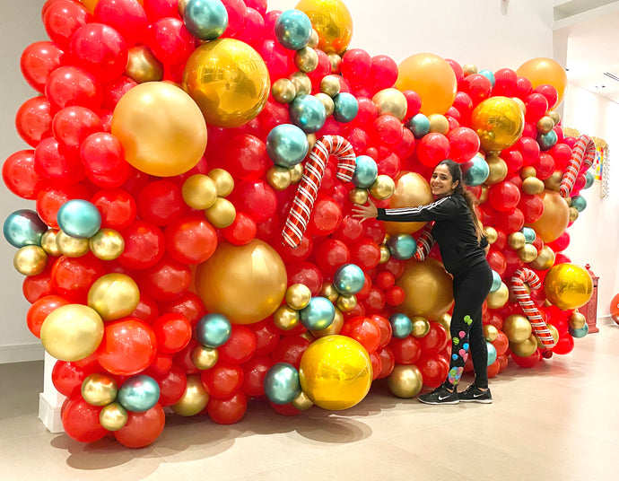 Christmas Balloon Wall