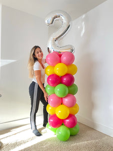 Column with number