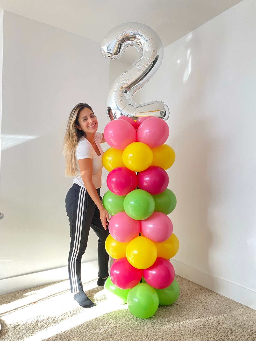 Column with number