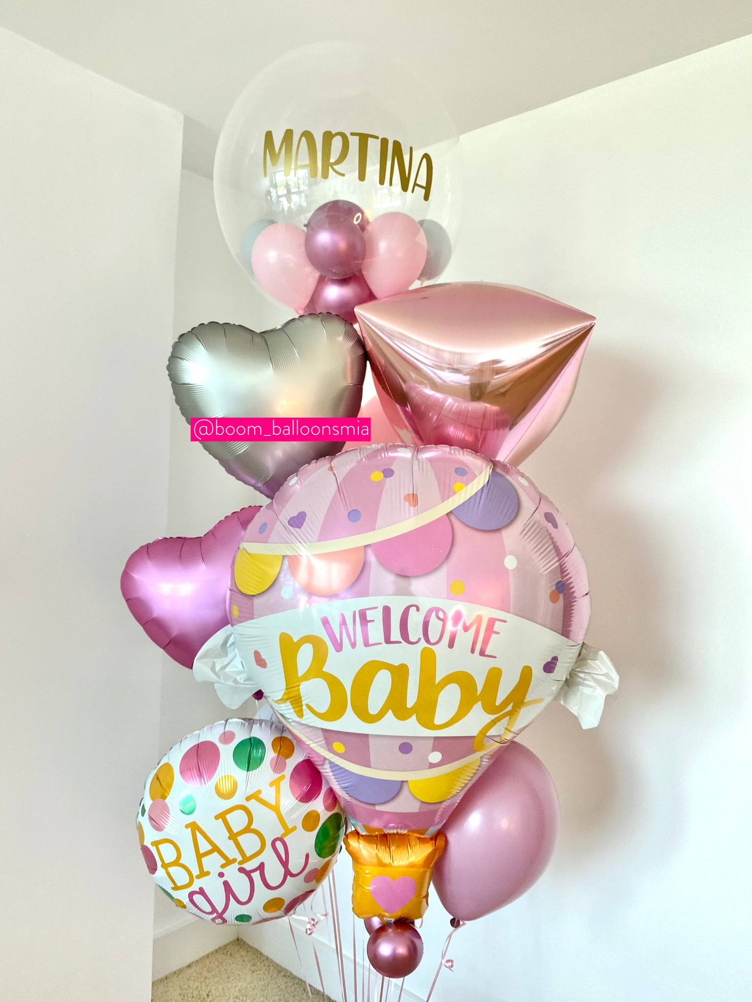 Welcome Baby Balloon Air Boom Balloons