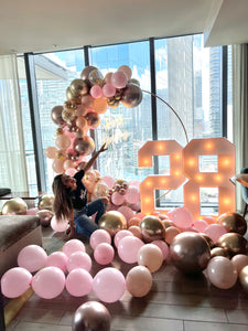 Floor Balloons (15 plain latex balloons per bundle) THIS ITEM WILL NOT FLOAT