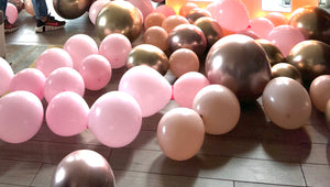 Air FLOOR Balloons (15 plain latex balloons per bundle) THIS ITEM WILL NOT FLOAT